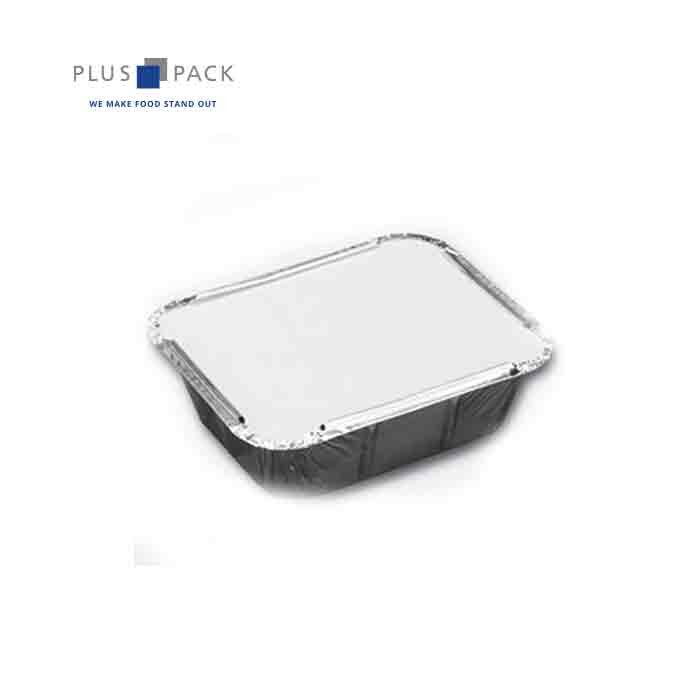Take away box with cover- Alumunium - Small box 10x