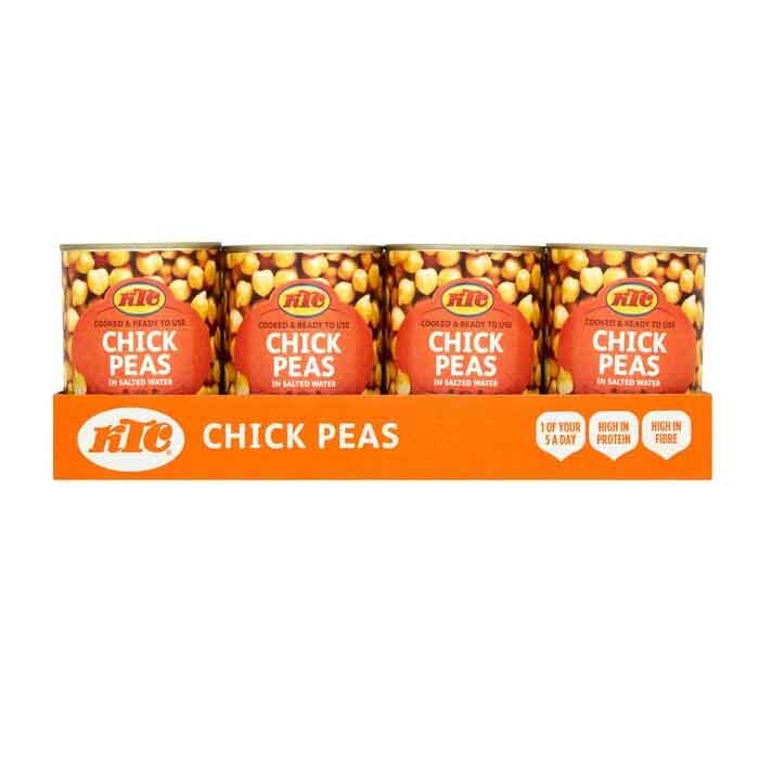 KTC Boiled Chana - Chickpeas 400x12