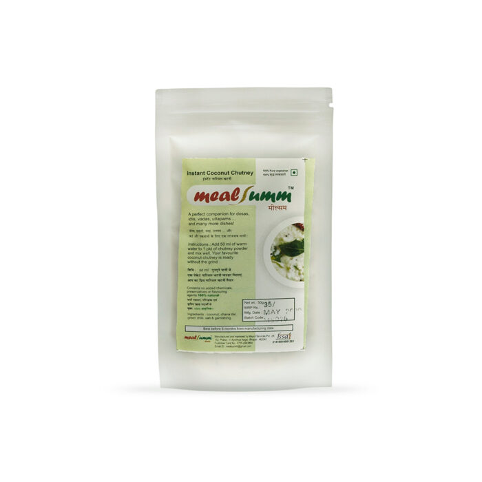 Mealssumm Coconut Chutney 50gx10