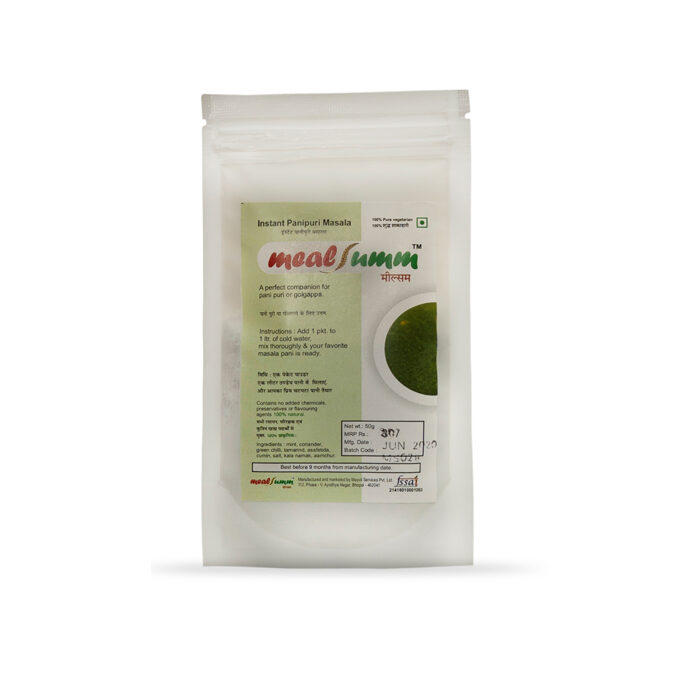 Mealssumm Instant Panipuri Chutney 50gx10