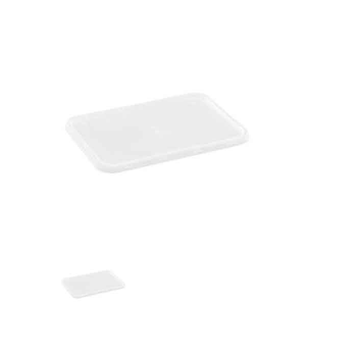 Mikroform Lokk rekt klar 175x120mm (500ml)
