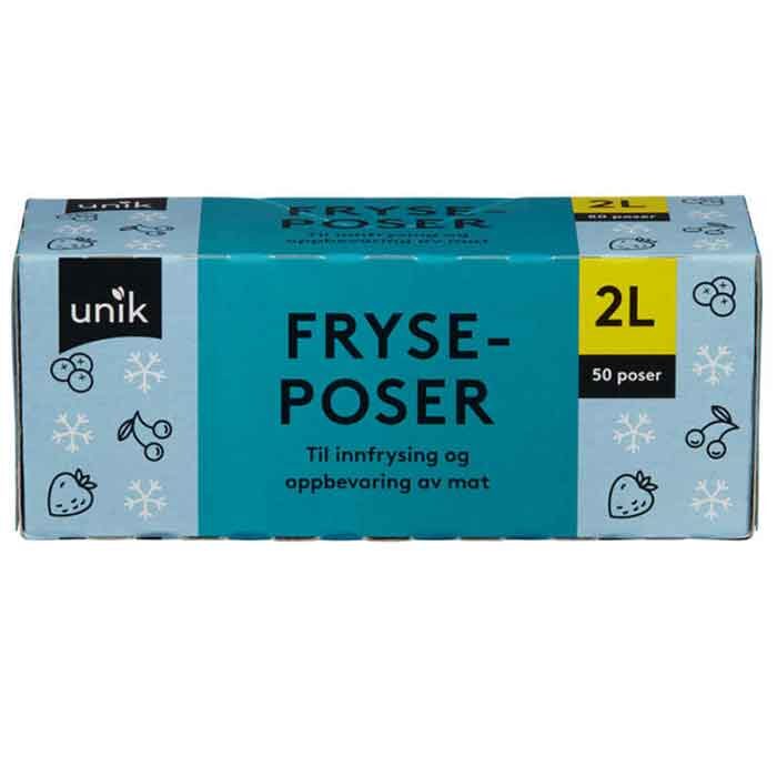 Plastic bag 2ltr - Fryseposer 2ltr