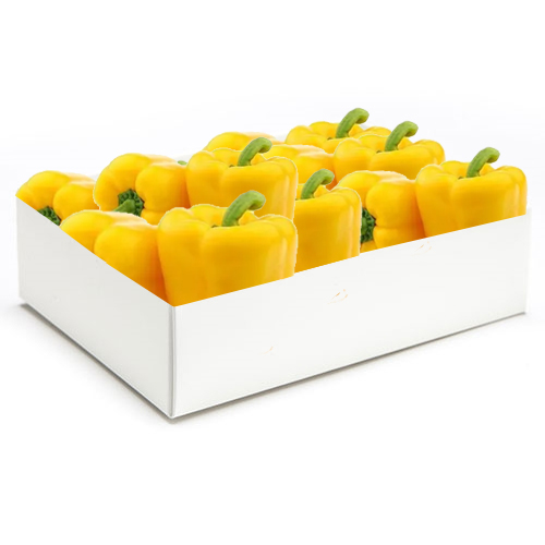 Yellow Capsicum 5kg - Paprika gul 5kg u/film